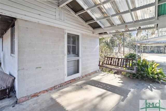 view of patio / terrace