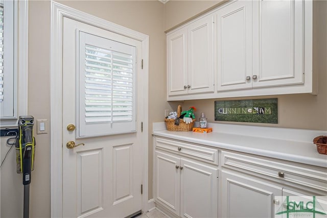 view of laundry area