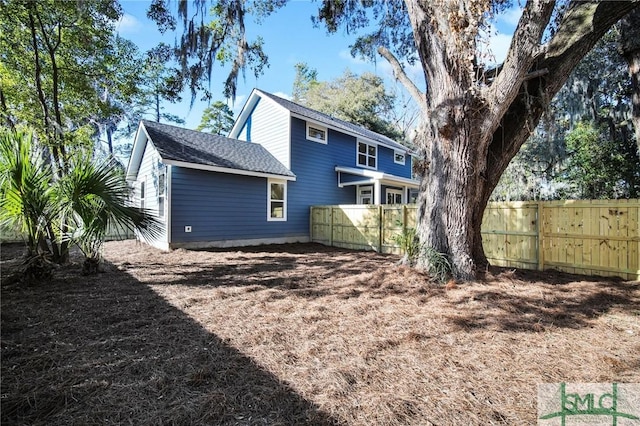 view of rear view of house