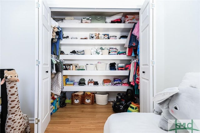 view of closet