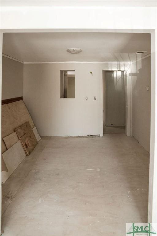 view of basement