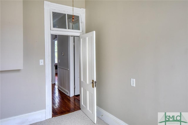 interior space featuring carpet floors