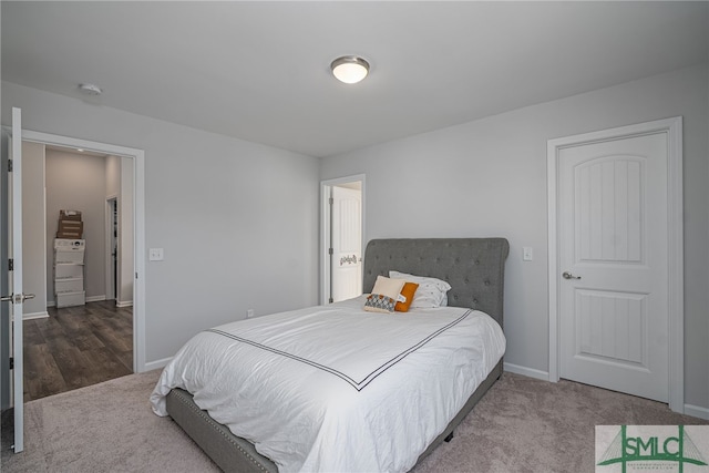 bedroom featuring carpet floors