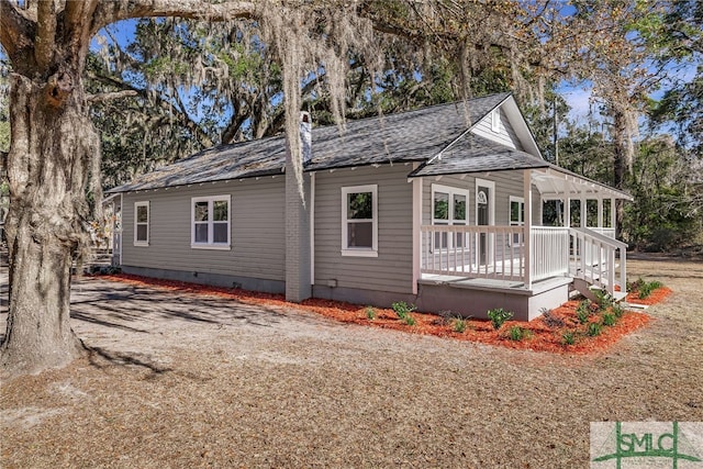 view of front of home