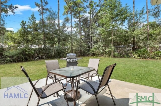 view of patio / terrace with grilling area