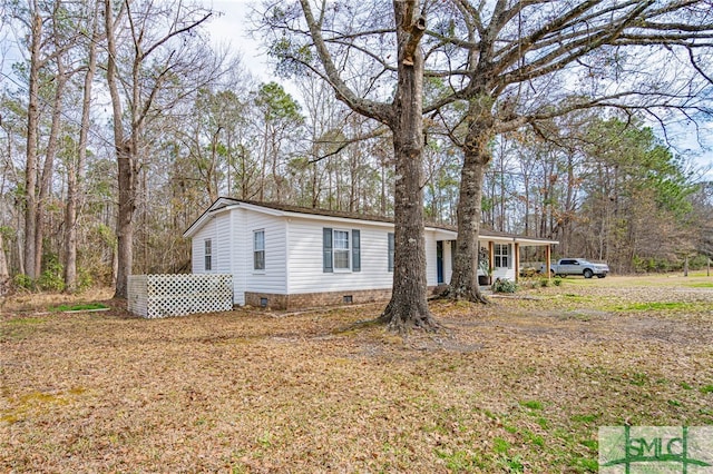 view of front of property