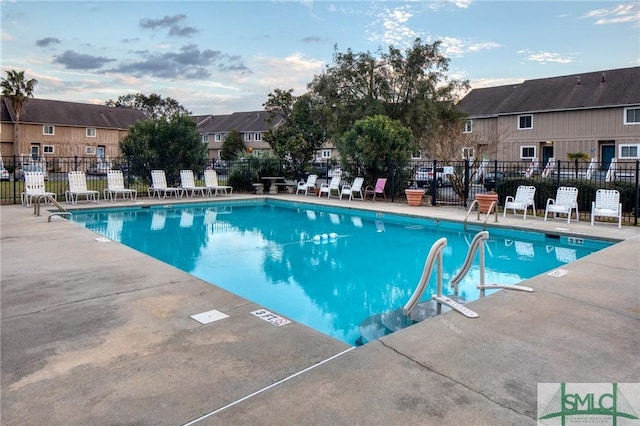 view of pool