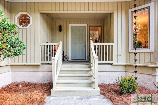 view of entrance to property