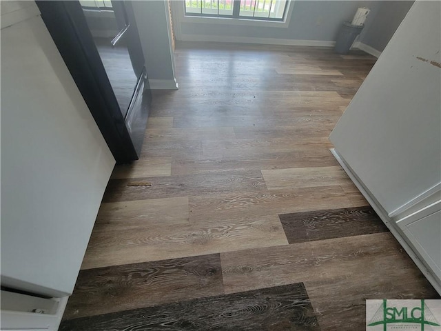 interior details with wood-type flooring