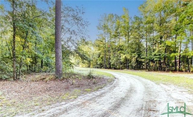 view of road