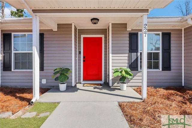 view of property entrance