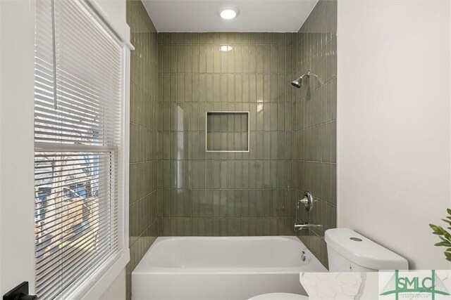 1108 E 39th St, Savannah, GA 31404 - full bathroom with toilet and shower / bath combination