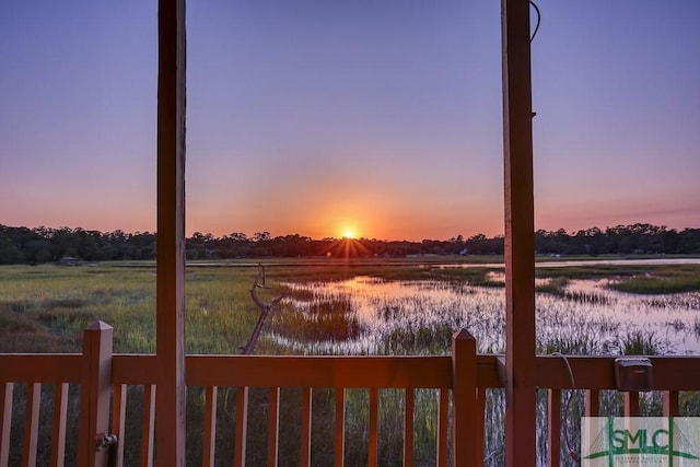 property view of water