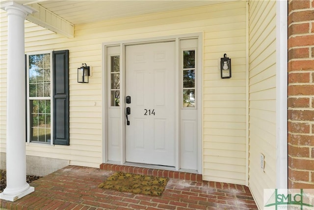 view of entrance to property