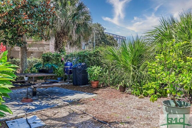 555 Berrien St Unit B, Savannah, GA 31401 - view of yard featuring a patio