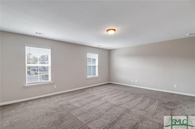 empty room featuring carpet