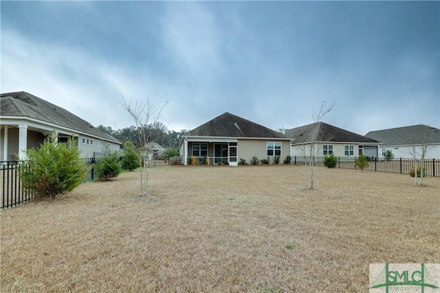 view of rear view of house