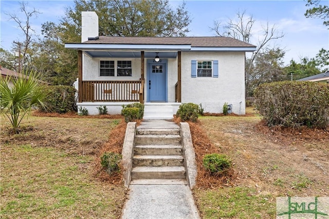 bungalow with a porch