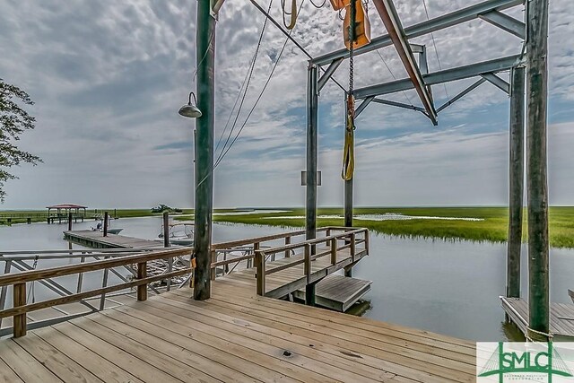 511 Goodman Dr, Midway, GA 31320 - dock with a water view