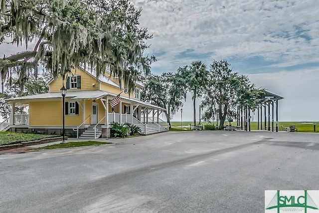 511 Goodman Dr, Midway, GA 31320 - view of road with street lights