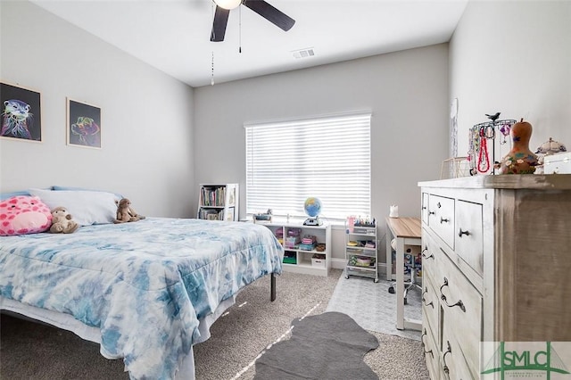 100 Sweetwater Cir, Rincon, GA 31326 - bedroom with ceiling fan and light carpet
