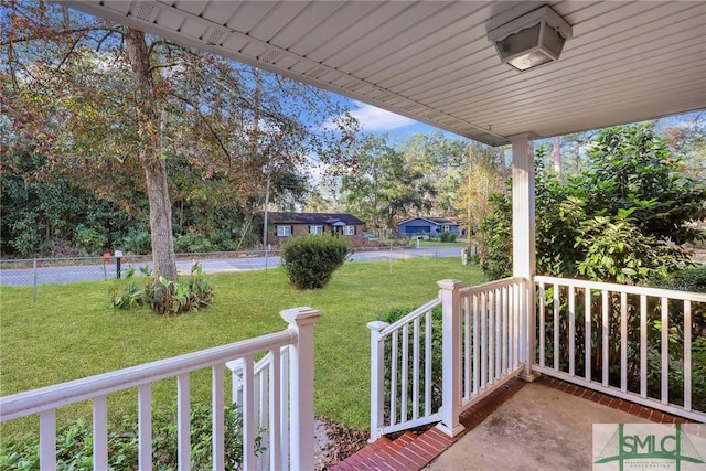 108 Stafford St, Hinesville, GA 31313 - view of patio / terrace with a porch