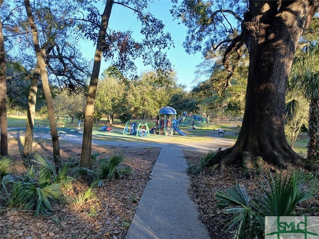 view of community with playground community