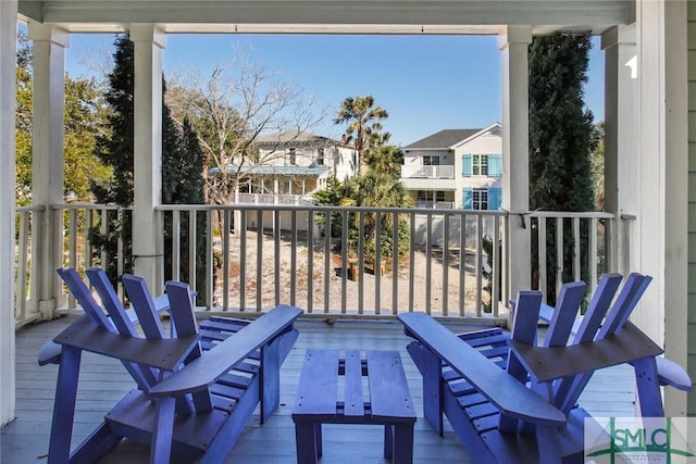 exterior space with a balcony