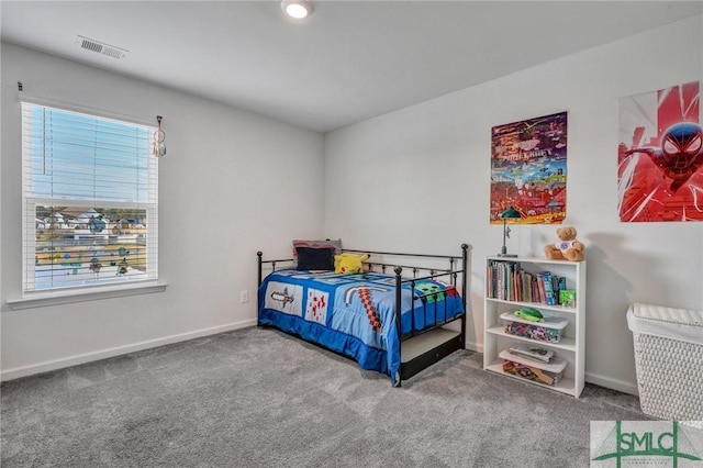 bedroom featuring carpet floors