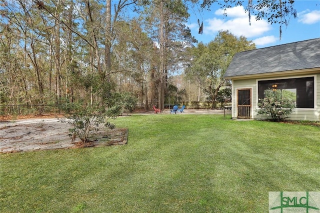 352 Harbour Ln, Richmond Hill, GA 31324 - view of yard with fence