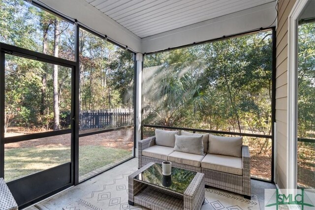 230 Blackjack Oak Dr W, Richmond Hill, GA 31324 - sunroom / solarium with an outdoor living space