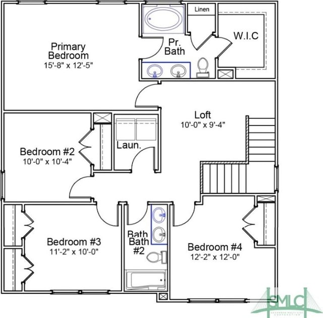 108 Stillhouse Dr, Springfield, GA 31329 - view of home floor plan