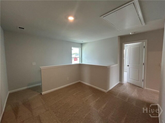 108 Stillhouse Dr, Springfield, GA 31329 - empty room featuring attic access, carpet flooring, and recessed lighting