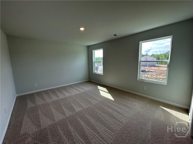 108 Stillhouse Dr, Springfield, GA 31329 - carpeted spare room featuring baseboards and recessed lighting