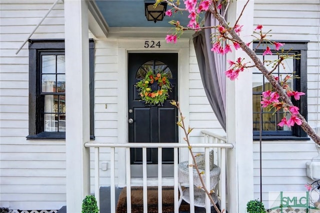 view of property entrance