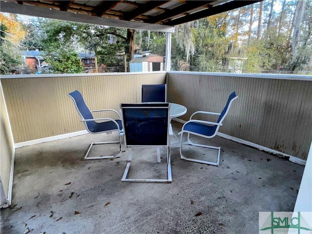 view of patio / terrace with outdoor dining space