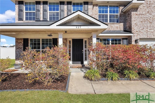 469 Nashview Trl, Allenhurst, GA 31301 - entrance to property with brick siding