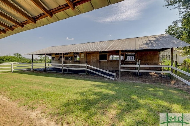 view of stable