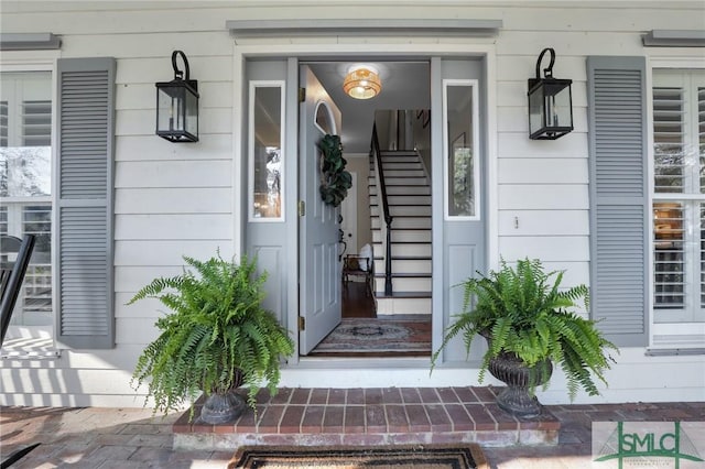 view of entrance to property