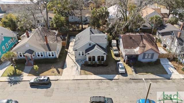 bird's eye view featuring a residential view