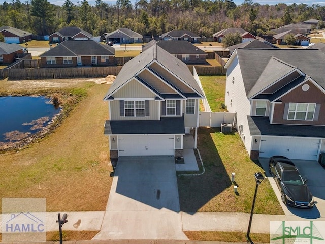 bird's eye view featuring a residential view