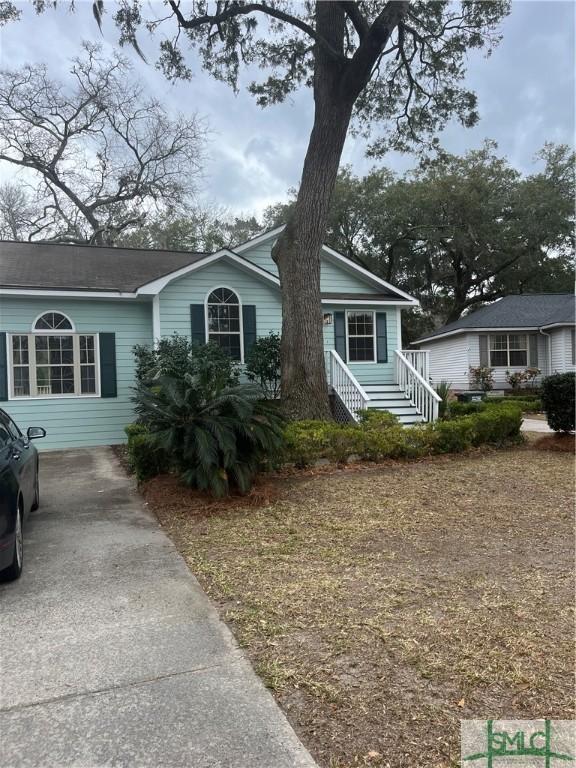 view of front of home