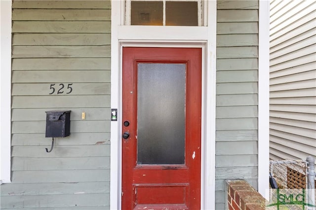 view of property entrance