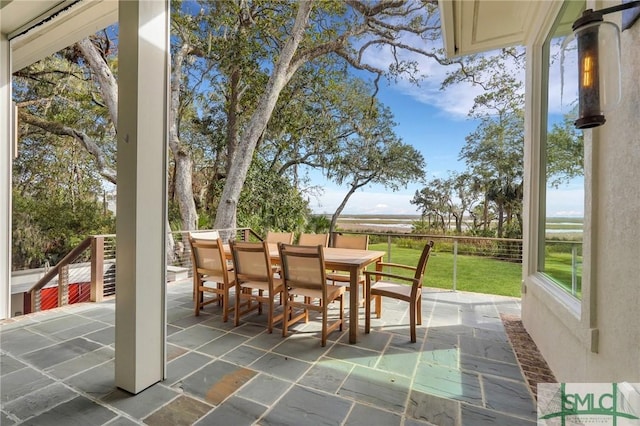 view of patio / terrace with outdoor dining area