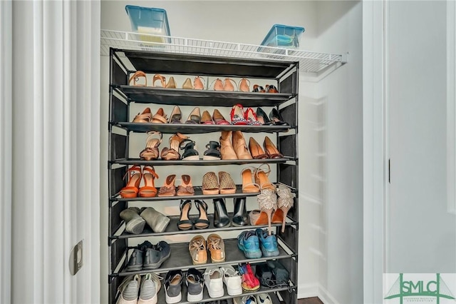 view of closet