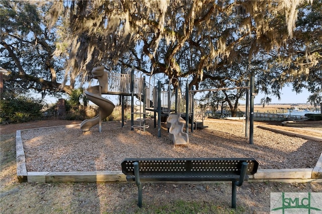 view of communal playground