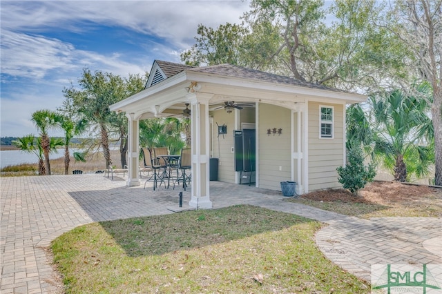 view of home's community featuring a patio area