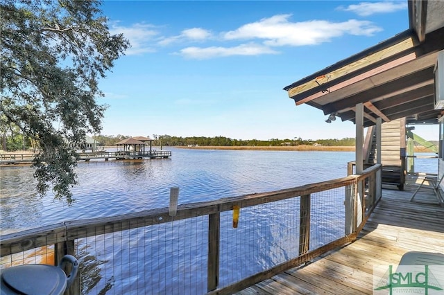126 Grove Point Island Rd, Savannah, GA 31419 - dock area with a water view