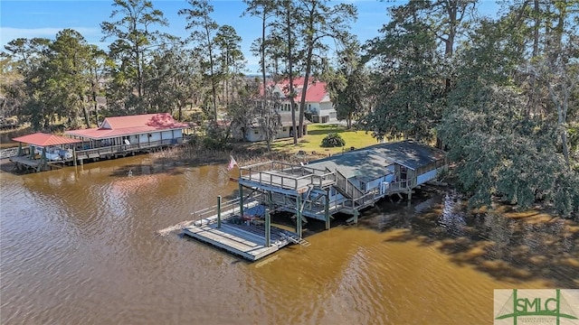 126 Grove Point Island Rd, Savannah, GA 31419 - dock with a water view
