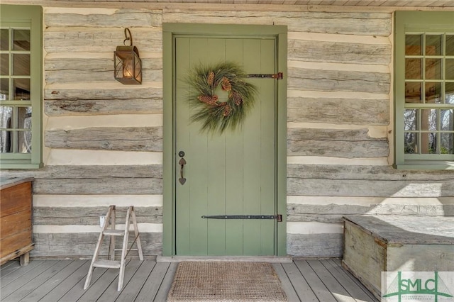 view of property entrance